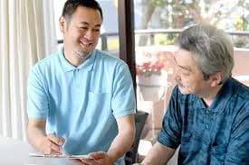 IHSS caregiver helping patient with COPD & Respiratory Conditions in Lancaster